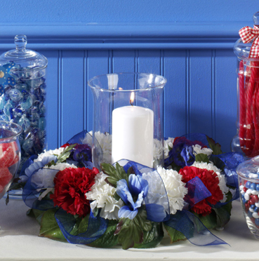 Patriotic Candle Ring FloraCraft