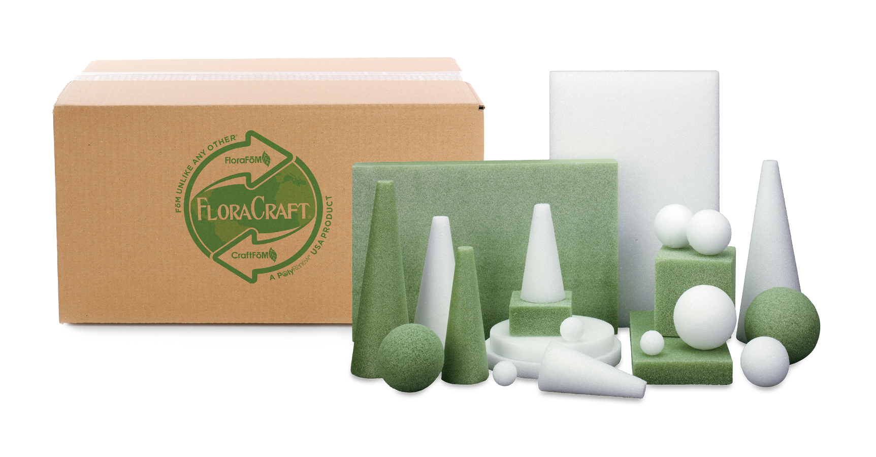 Floracraft Styrofoam Shapes Craft Supplies